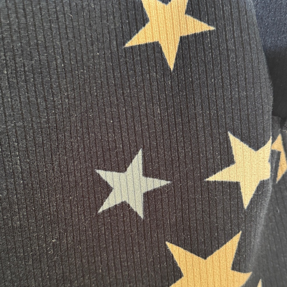 Lucky Brand Navy Star Pajama Set with Blue and Cream Stars - Picture 6 of 11